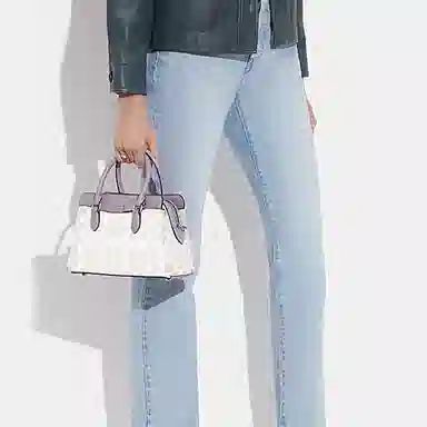 COACH Darcie 26 Logo PVC Tote