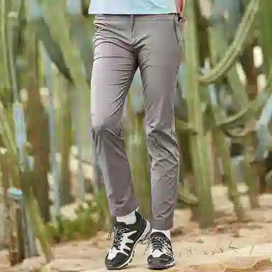 探路者 纯色薄款透气休闲运动裤 女款