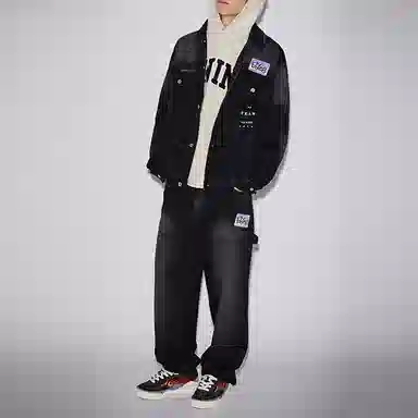 中国李宁 字母印花宽松套头连帽卫衣 男女同款 燕麦灰