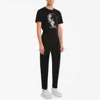 Alexander McQueen SS22 Skull Logo T-Shirt Black