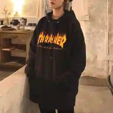 Thrasher Flame Hoodie