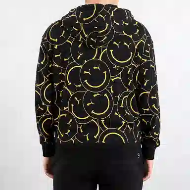 Puma Club AOP Hooded Jacket Black