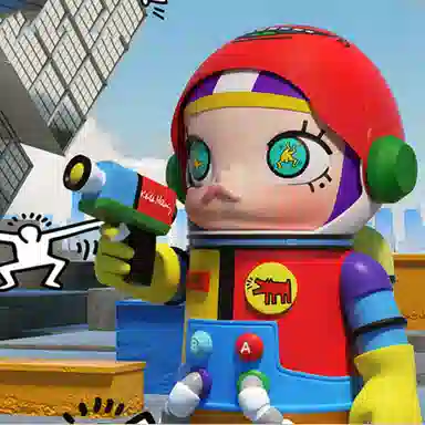 POP MART x Keith Haring MEGA SPACE MOLLY 70cm