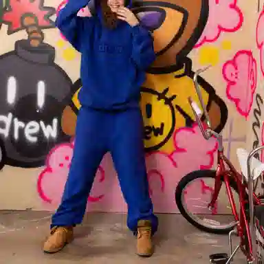 Drew House SS22 Skidoodle Hoodie ink Logo