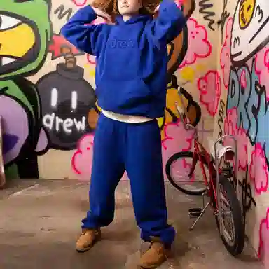 Drew House SS22 Skidoodle Hoodie ink Logo