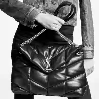 Saint Laurent Loulou Puffer Black