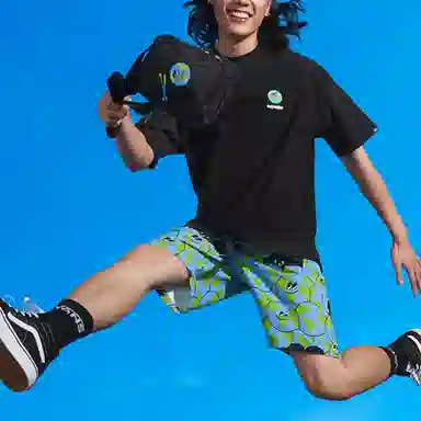 Vans x TYAKASHA SS22 Woven Shorts Ocean Green