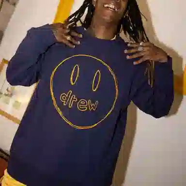 Drew House Sketch Mascot Crewneck Navy