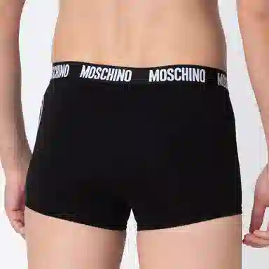 Moschino Teddy Bear Print Boxers Black