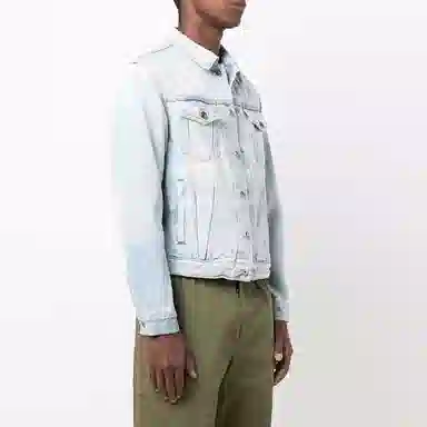 OFF-WHITE FW21 Arrow Print Denim Jacket