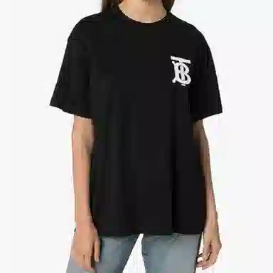 Burberry Monogram Motif Oversized T-shirt LogoT