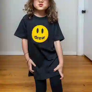 Drew House Mini Drew Mascot SS Tee Black