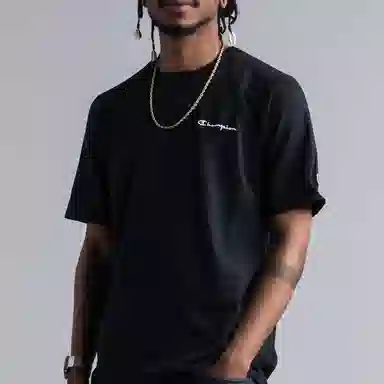 Champion Logo T-Shirt Black
