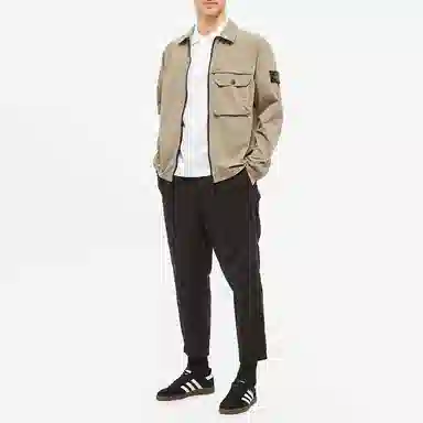 Stone Island Classic Fit Jacket Khaki