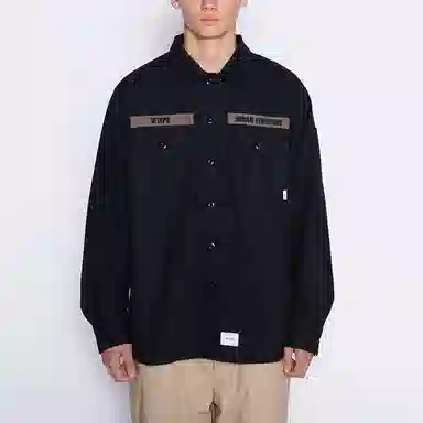 WTAPS SS21 BUDS LS COTTON. TWILL