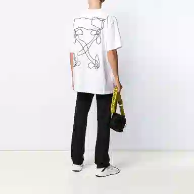 OFF-WHITE FW19 Arrow Print T-Shirt White