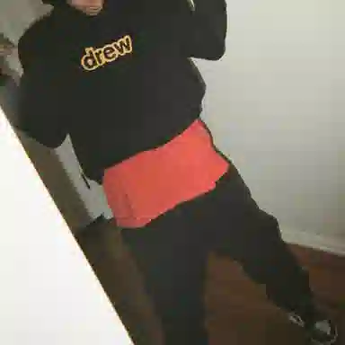 Drew House logo Secret Deconstructed Hoodie Logo