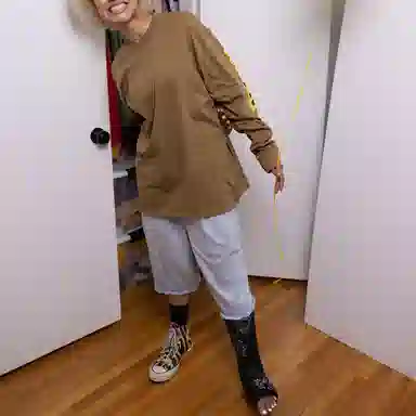 Drew House SS21 Lightweight Denim Church Shorts light indigo