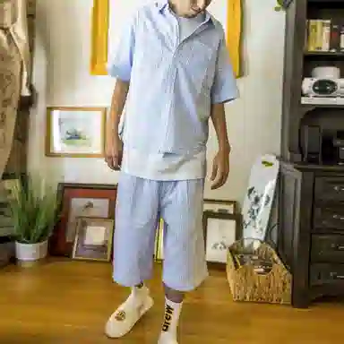 Drew House Seersucker Church Short