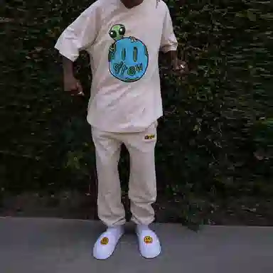 Drew House FW21 Allen The Alien Ss Tee Beige T