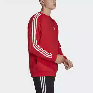 adidas originals 3 Stripe Crewneck Sweatshirt