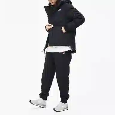 New Balance Hoodie Down Jacket Black