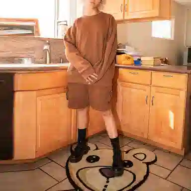 Drew House Sketch Mascot Crewneck Brown