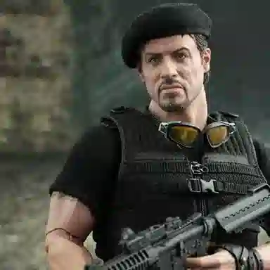 Hot Toys 16 mms 138 barney ross 30cm