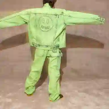 Drew House Carpenter Jean Painted Lime