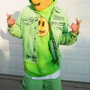 Drew House SS22 Mascot Hoodie Lime