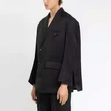 WE11DONE FW21 Black Blazer