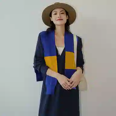 美洋 雅痞帅气轻薄长袖连衣裙 女款