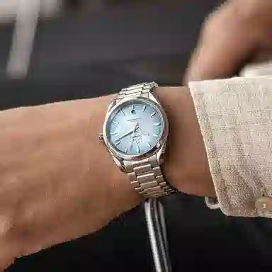 OMEGA AQUATERRA 150SUMMERBLUE 38mm 220.10.38.20.03.004