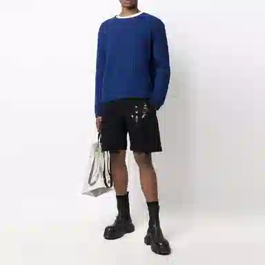 Alexander McQueen Logo Print Shorts