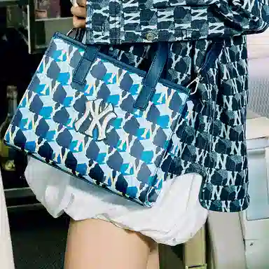 MLB Monogram Tote Bag Navy