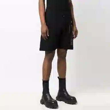 Alexander McQueen Logo Print Shorts