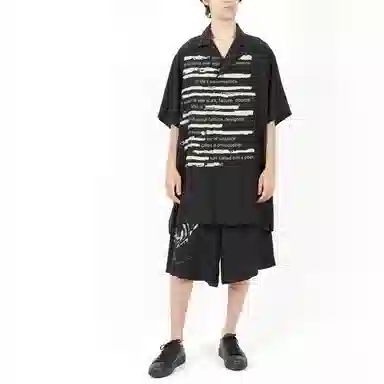 Yohji Yamamoto SS22 Logo Print Shirt