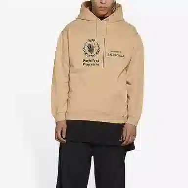 Balenciaga x WFP Hoodie Brown