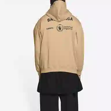 Balenciaga x WFP Hoodie Brown