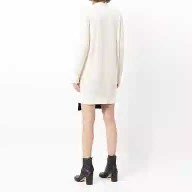MM6 Maison Margiela Layered Cardigan Dress White