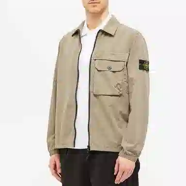 Stone Island Classic Fit Jacket Khaki