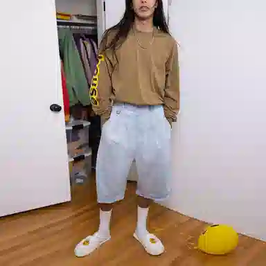 Drew House Logo Long Sleeve Tee Brown