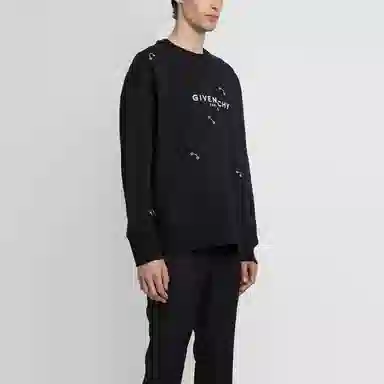 Givenchy Logo Print Sweatshirt Black