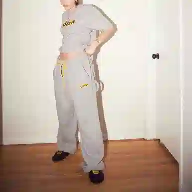 Drew House Secret Ss Tee Heather Grey