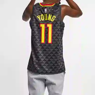Nike NBA Trae Young 11 Atlanta Hawks Jersey Black