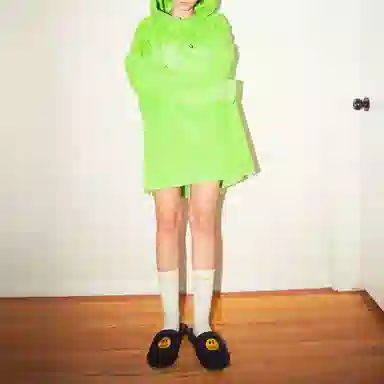 Drew House Corduroy Hoodie Lime