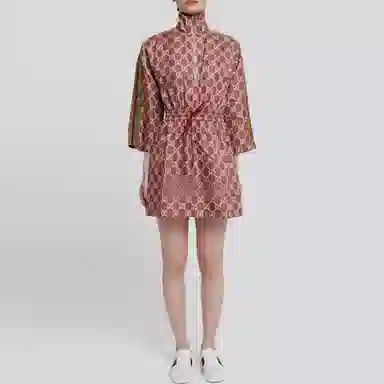 Gucci GG Supreme Silk Dress