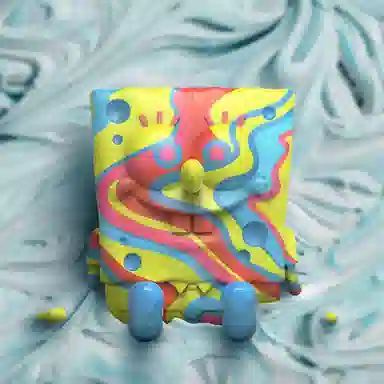 Mighty Jaxx SPONGEBOB Rainbow Swirl