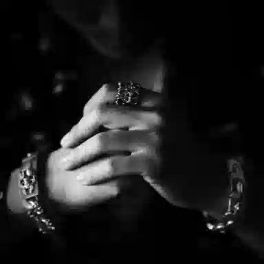 Chrome Hearts Cross Ring Silver