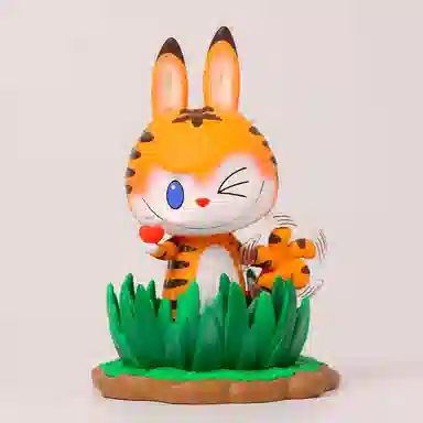 POP MART LABUBU Tiger Keychain 7cm